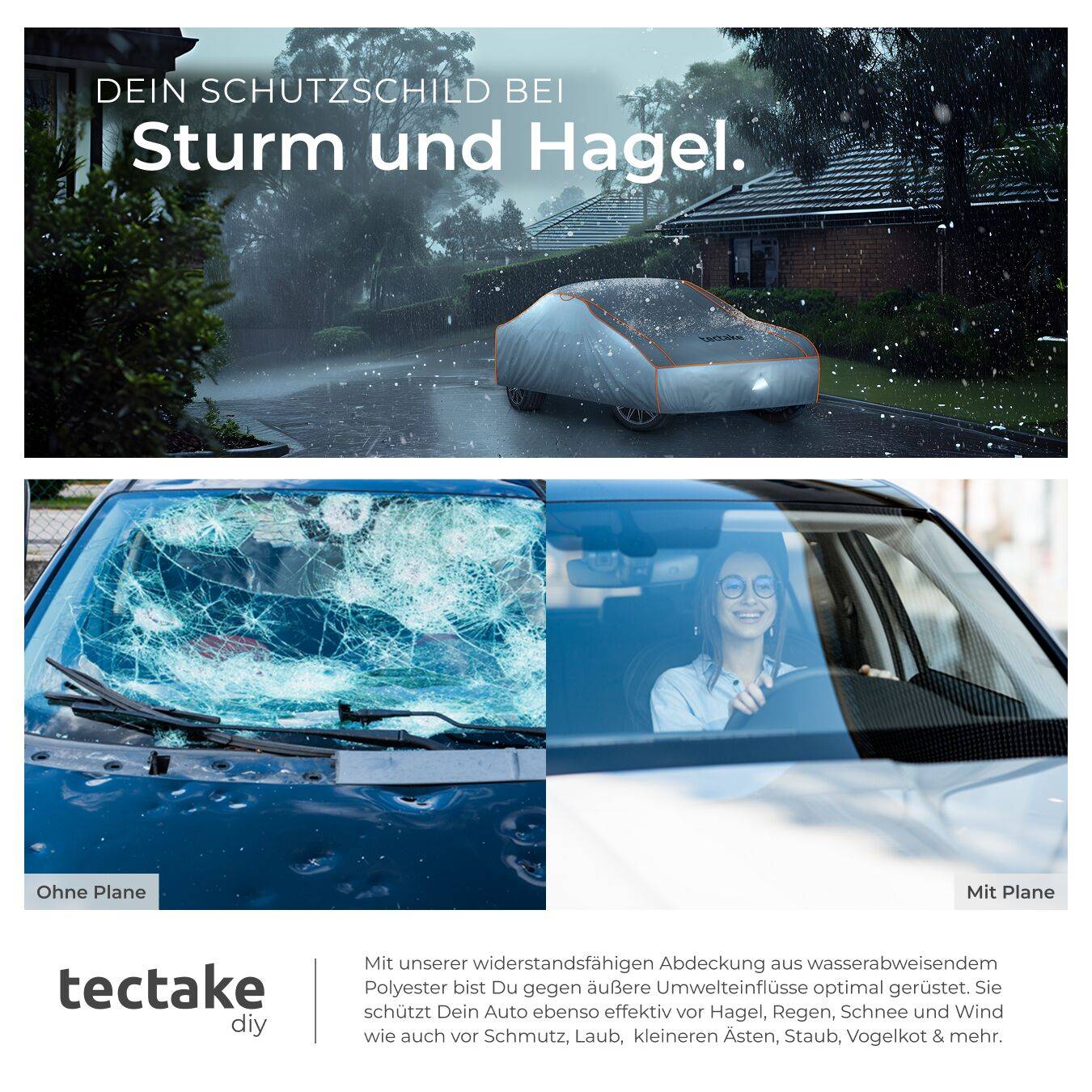 Hagelschutzplane Auto, Autoabdeckung Wasserdicht F? Produktbild-Vorschau 6