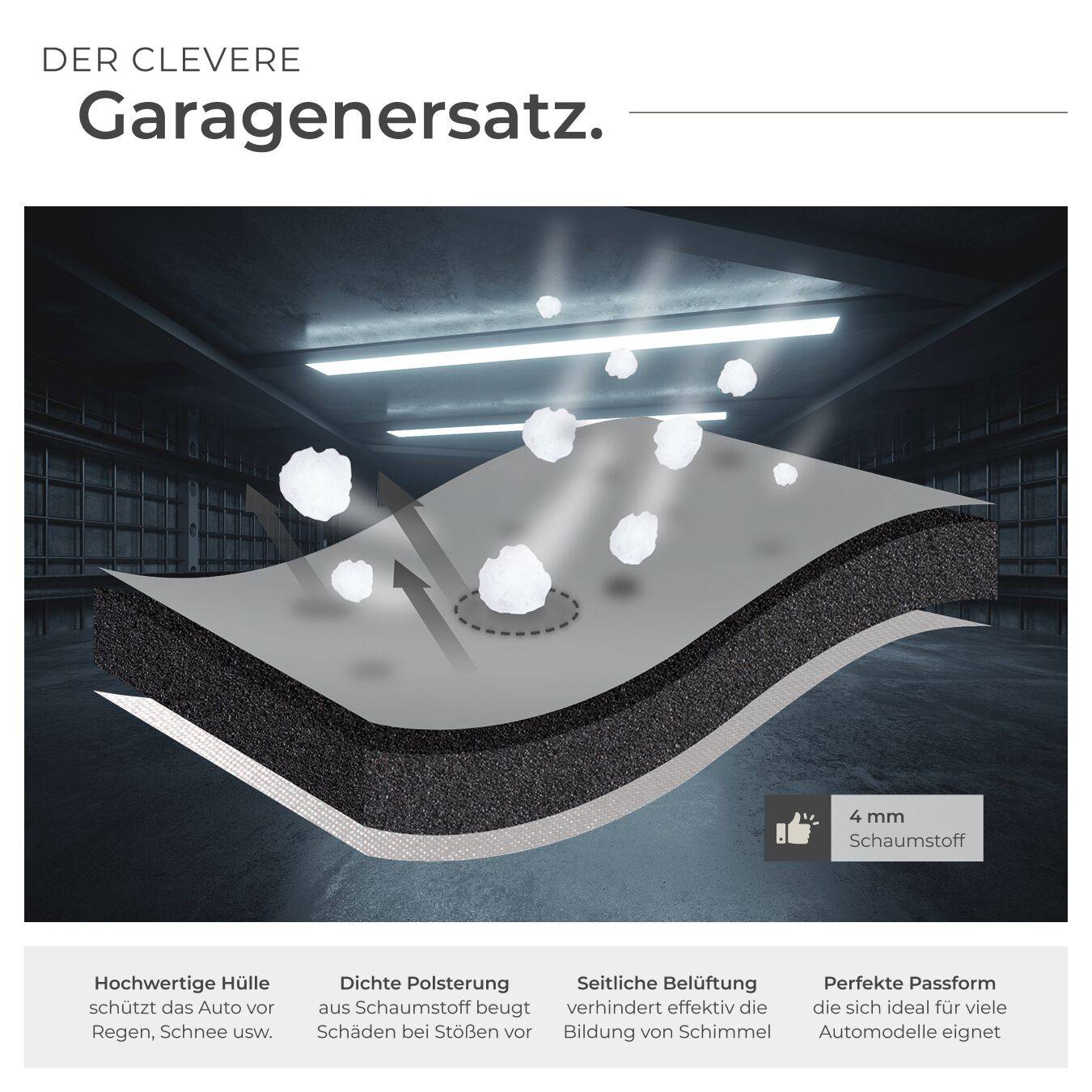 Hagelschutzplane Auto, Autoabdeckung Wasserdicht F? Produktbild-Vorschau 10