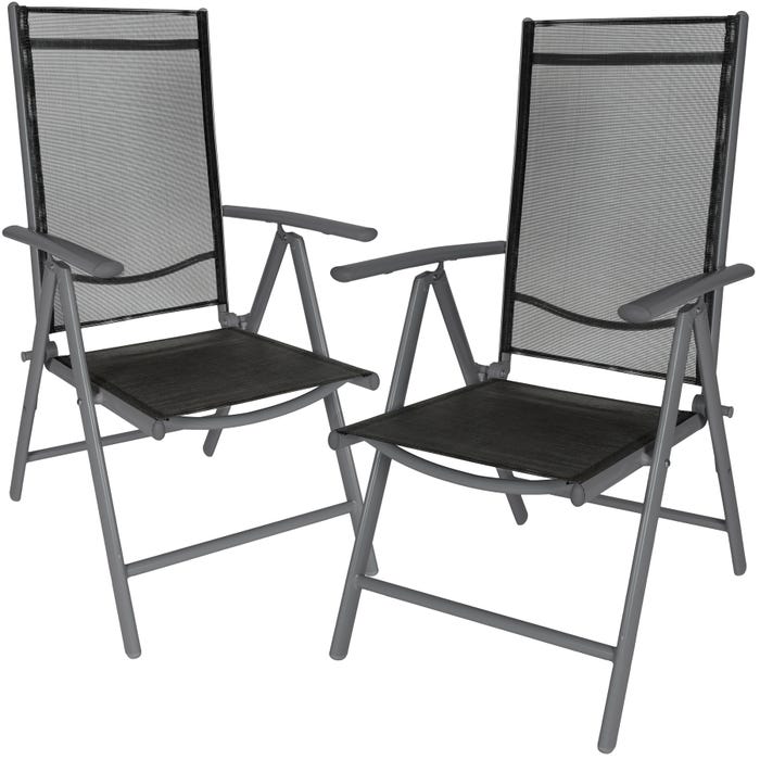 2 Aluminium Gartenstühle klappbar