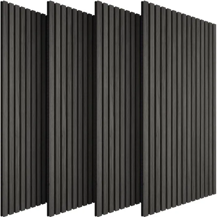 Akustikpaneele Holzoptik in Eiche schwarz