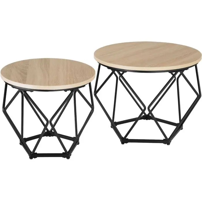 2er Set Couchtisch Benham