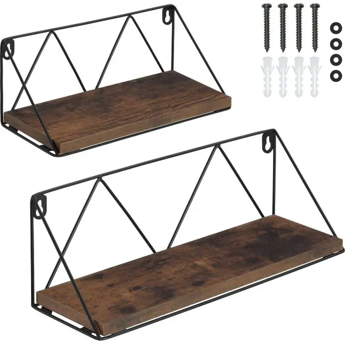2er Set Wandregal Rockport