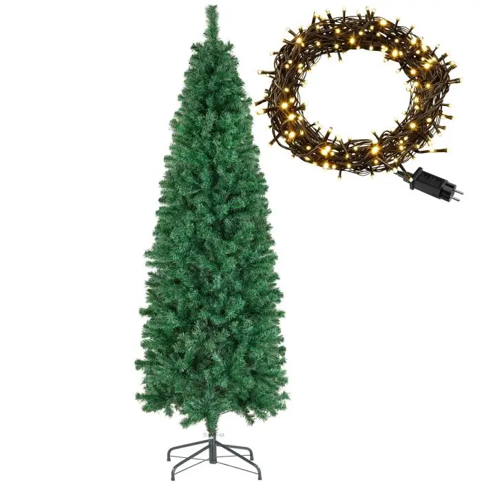 Set Weihnachtsbaum mit Lichterkette