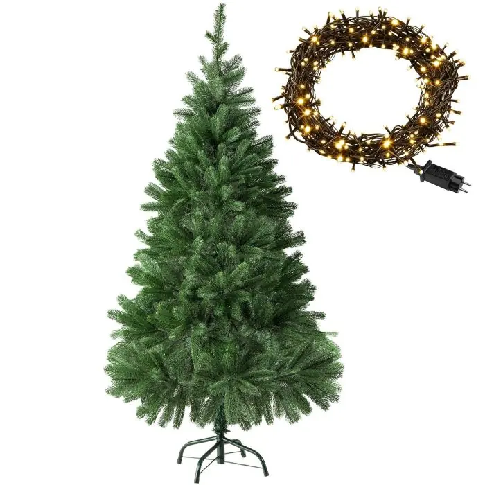 Set Weihnachtsbaum mit Lichterkette
