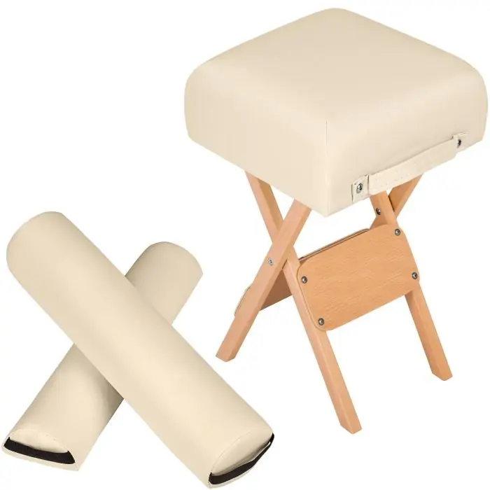 Hocker mit 2 Lagerungsrollen