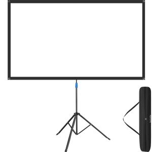 Beamer-Leinwand Cinema mit klappbarem Stativ, 16:9, 4K, HD