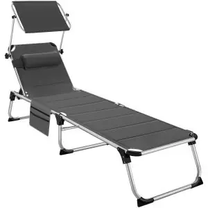 Aluminium Sonnenliege Lorella gepolstert, klappbar