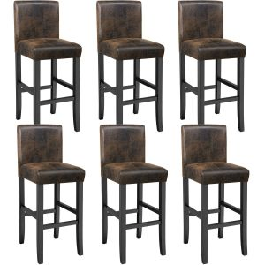 Barhocker aus Kunstleder